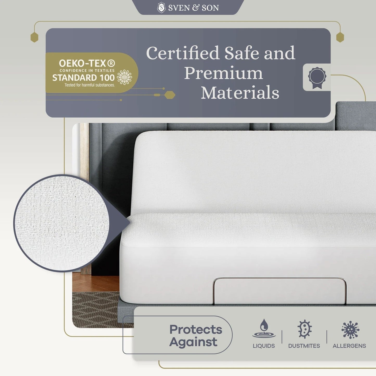 Premium Mattress Protector Bedding SVEN & SON® 