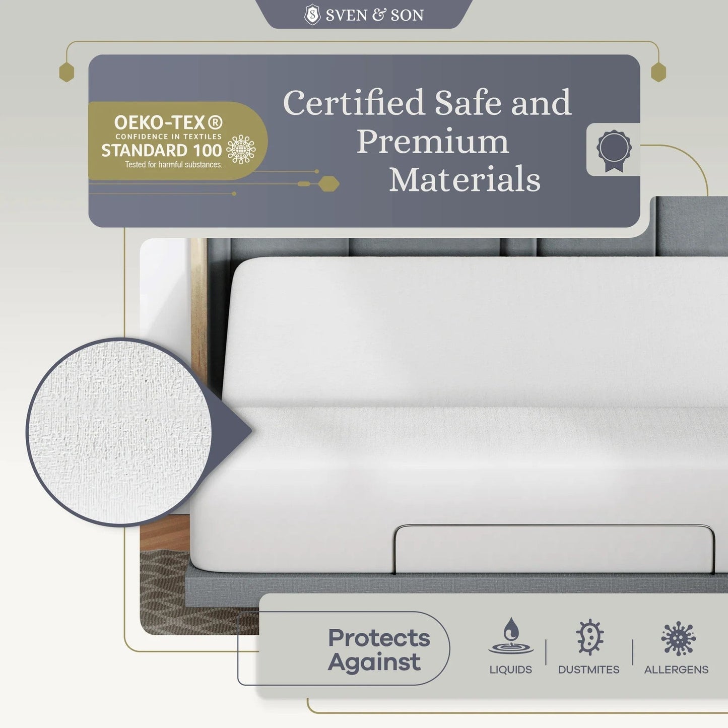 Premium Mattress Protector Bedding SVEN & SON® 