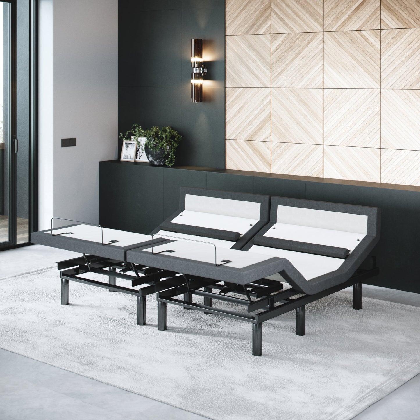 Bliss Series Adjustable Bed Base + Choice of Mattress Bundle bundle Sven & Son King No Mattress