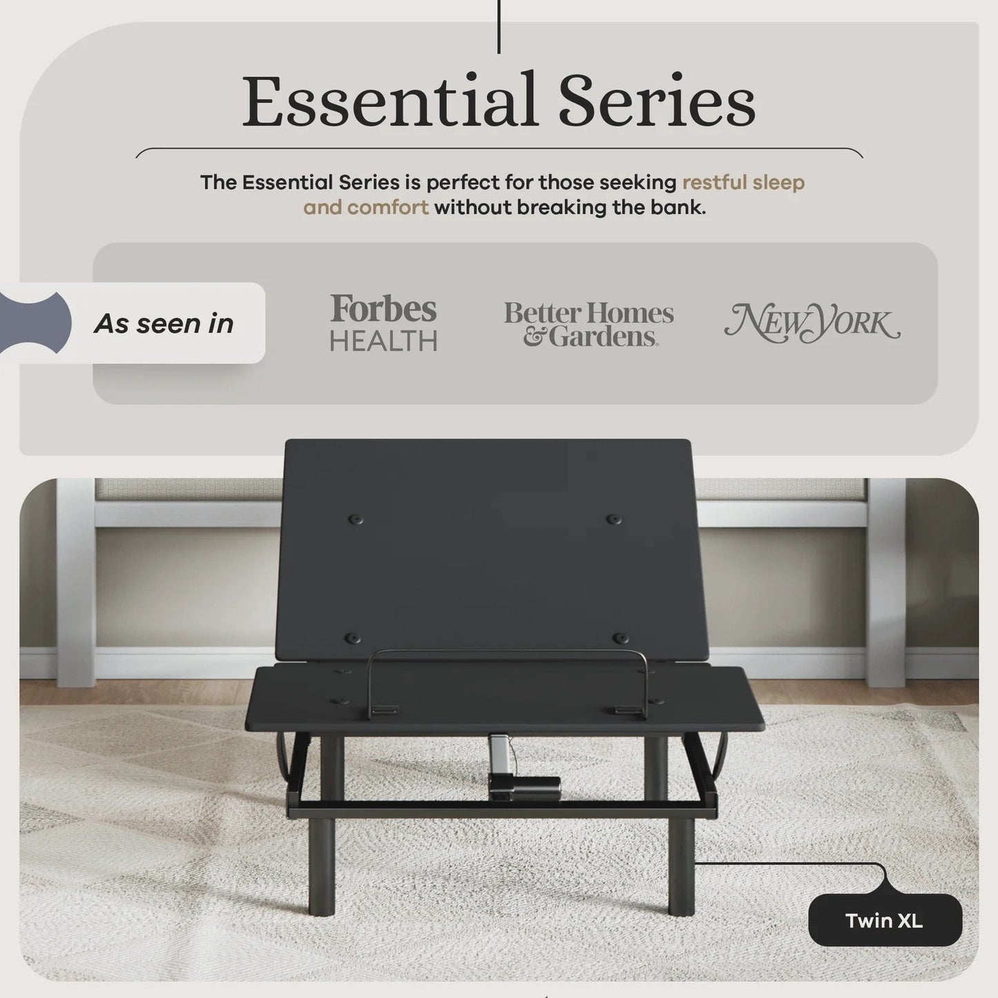Essential Series Adjustable Bed Base + Choice of Mattress Bundle bundle Sven & Son