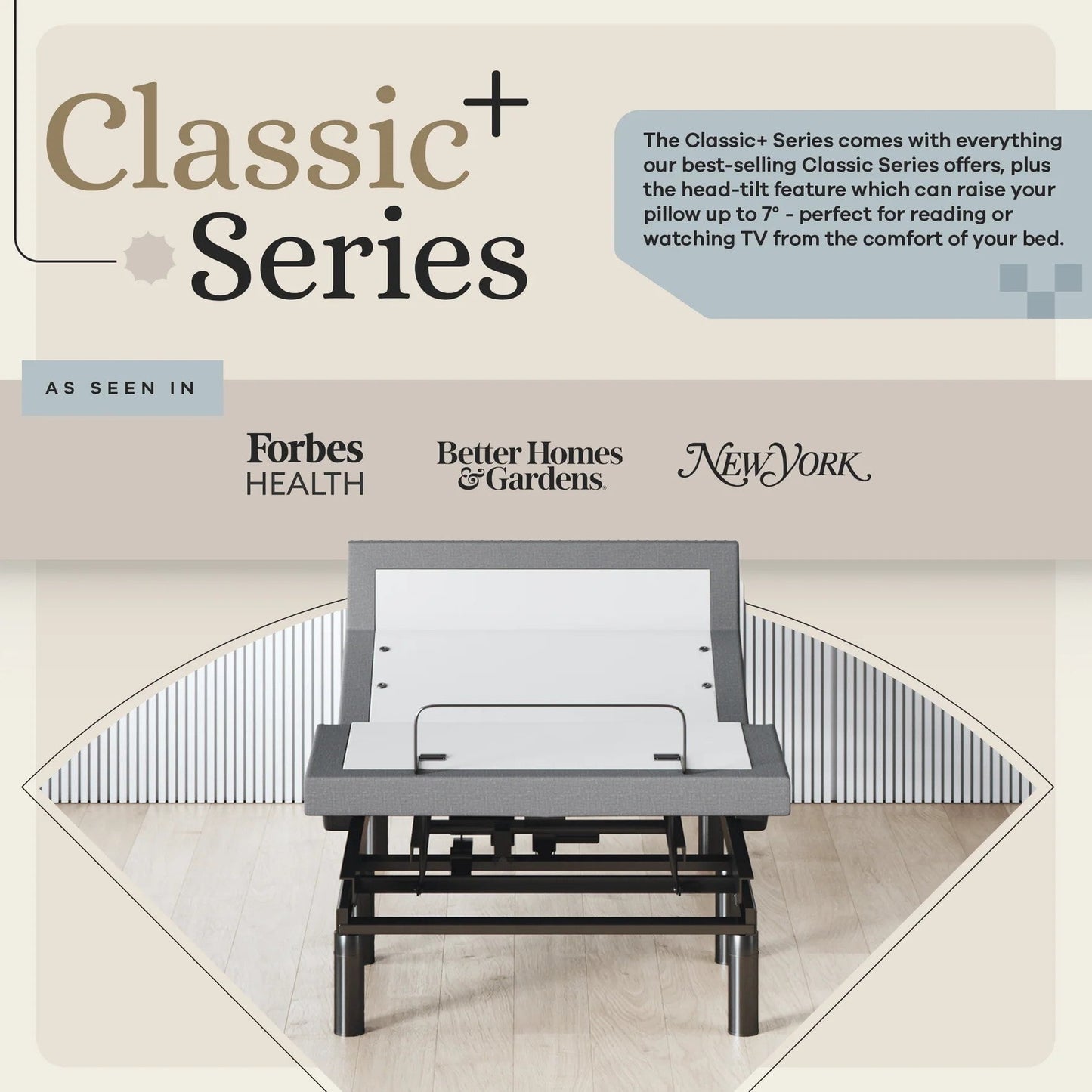 ClassicPlus+ Series Adjustable Bed Base + Choice of Mattress Bundle bundle Sven & Son