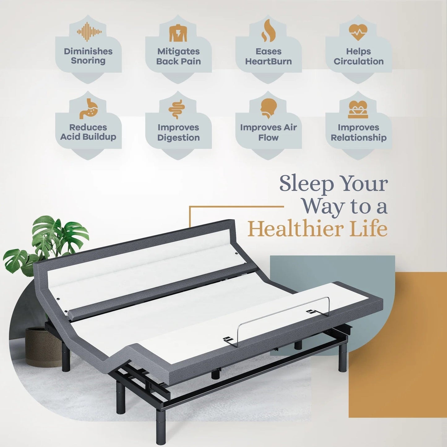 Bliss Series Adjustable Bed Base + Choice of Mattress Bundle bundle Sven & Son