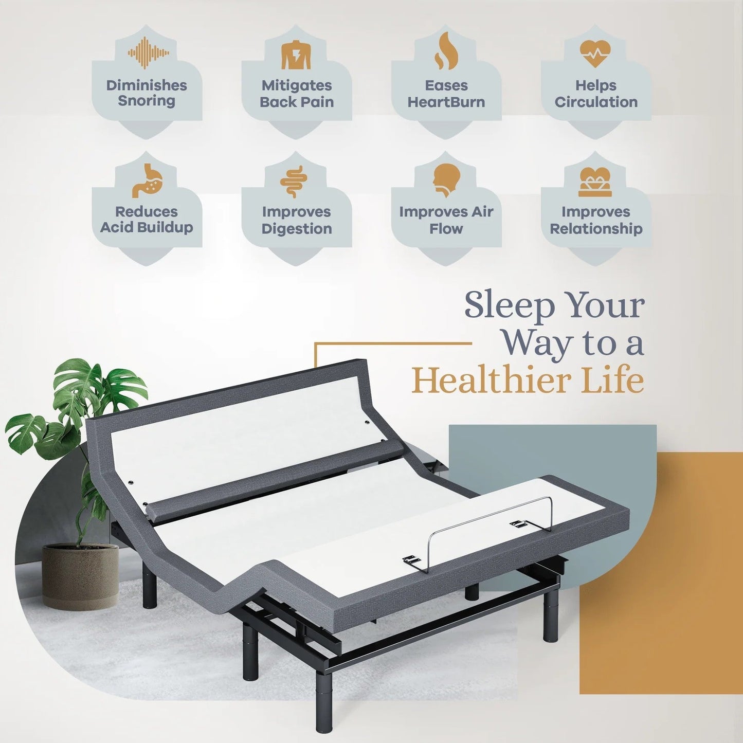 Bliss Series Adjustable Bed Base + Choice of Mattress Bundle bundle Sven & Son