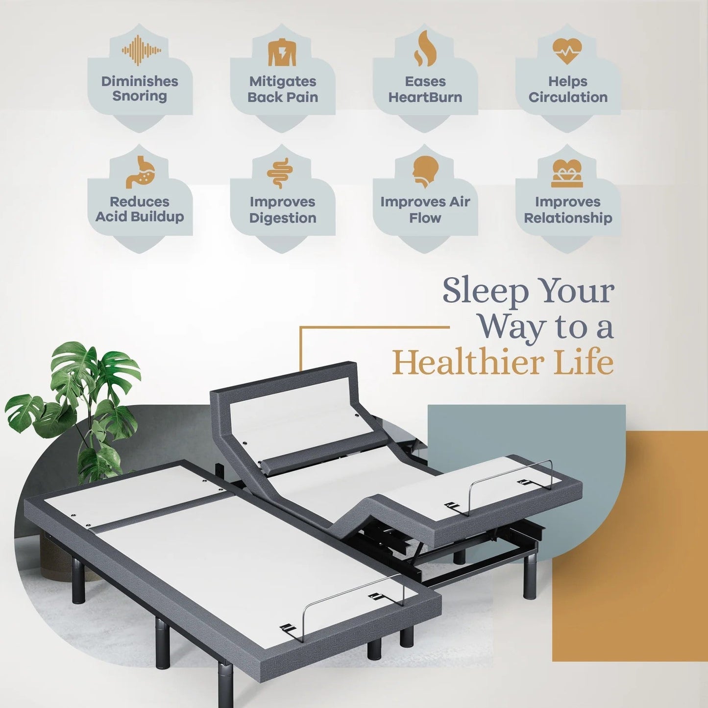 Bliss Series Adjustable Bed Base + Choice of Mattress Bundle bundle Sven & Son