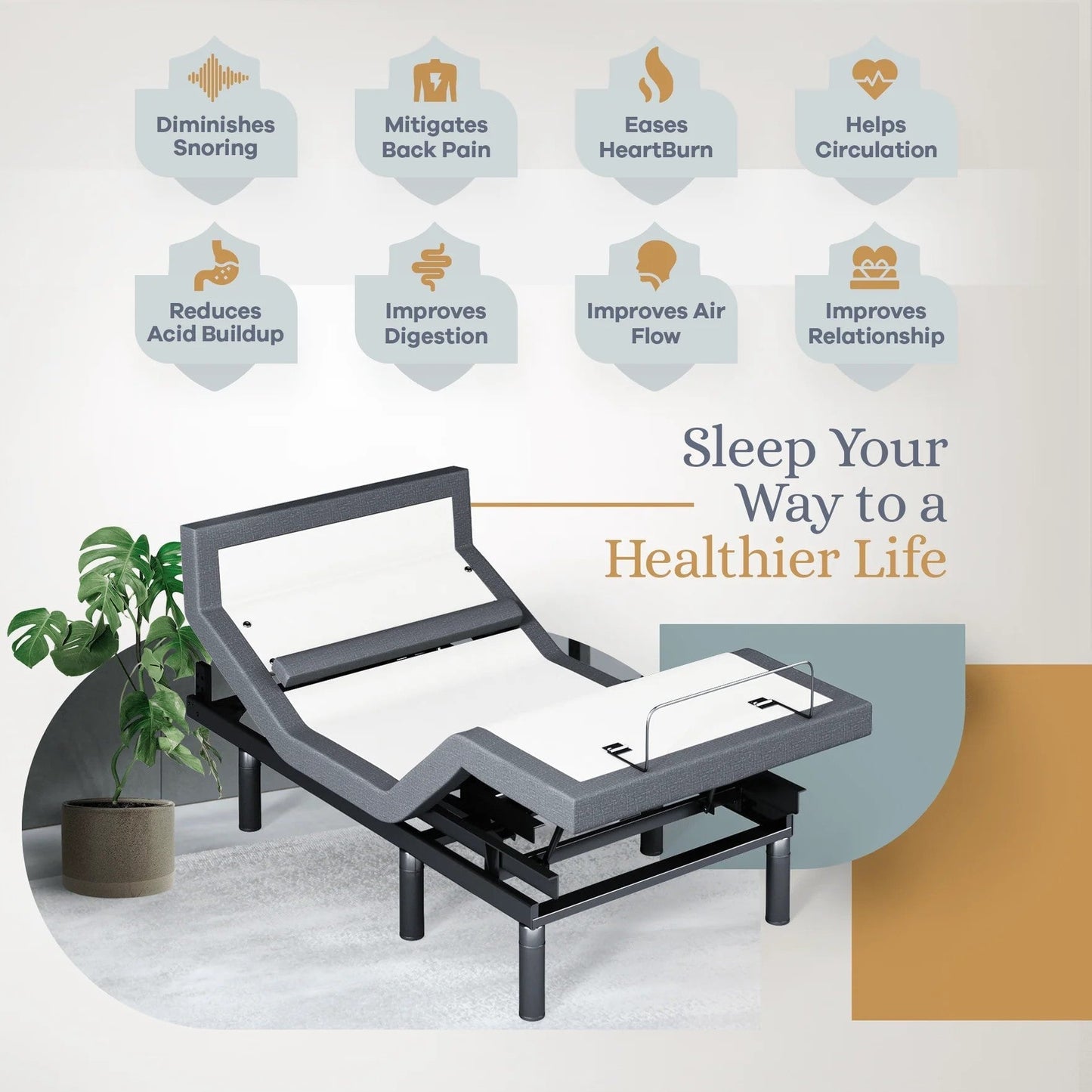 Bliss Series Adjustable Bed Base + Choice of Mattress Bundle bundle Sven & Son