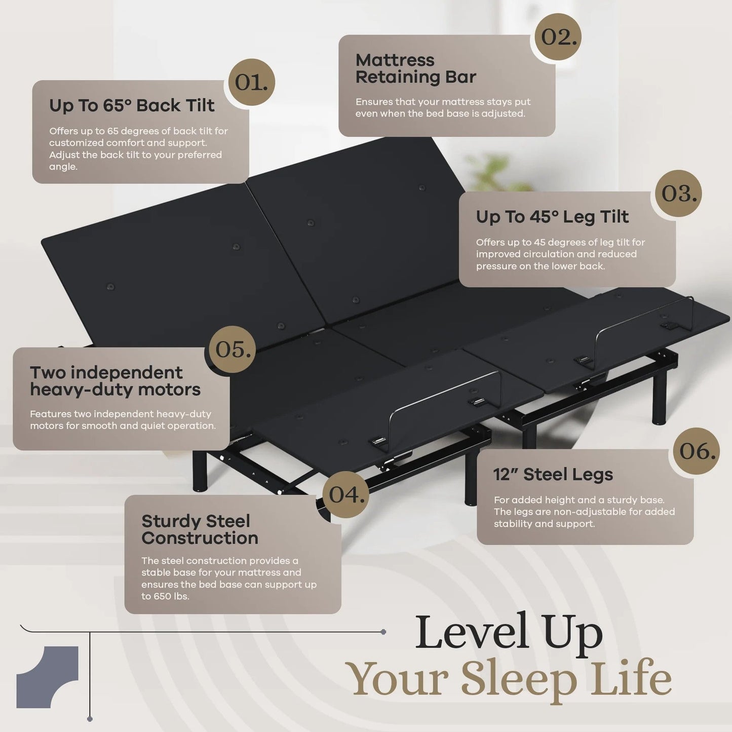 Essential Series Adjustable Bed Base + Choice of Mattress Bundle bundle Sven & Son