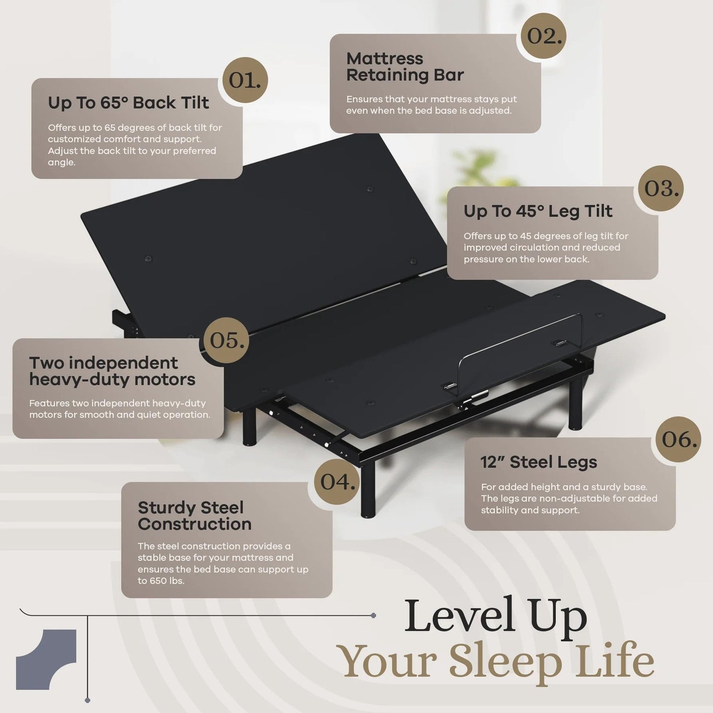 Essential Series Adjustable Bed Base + Choice of Mattress Bundle bundle Sven & Son