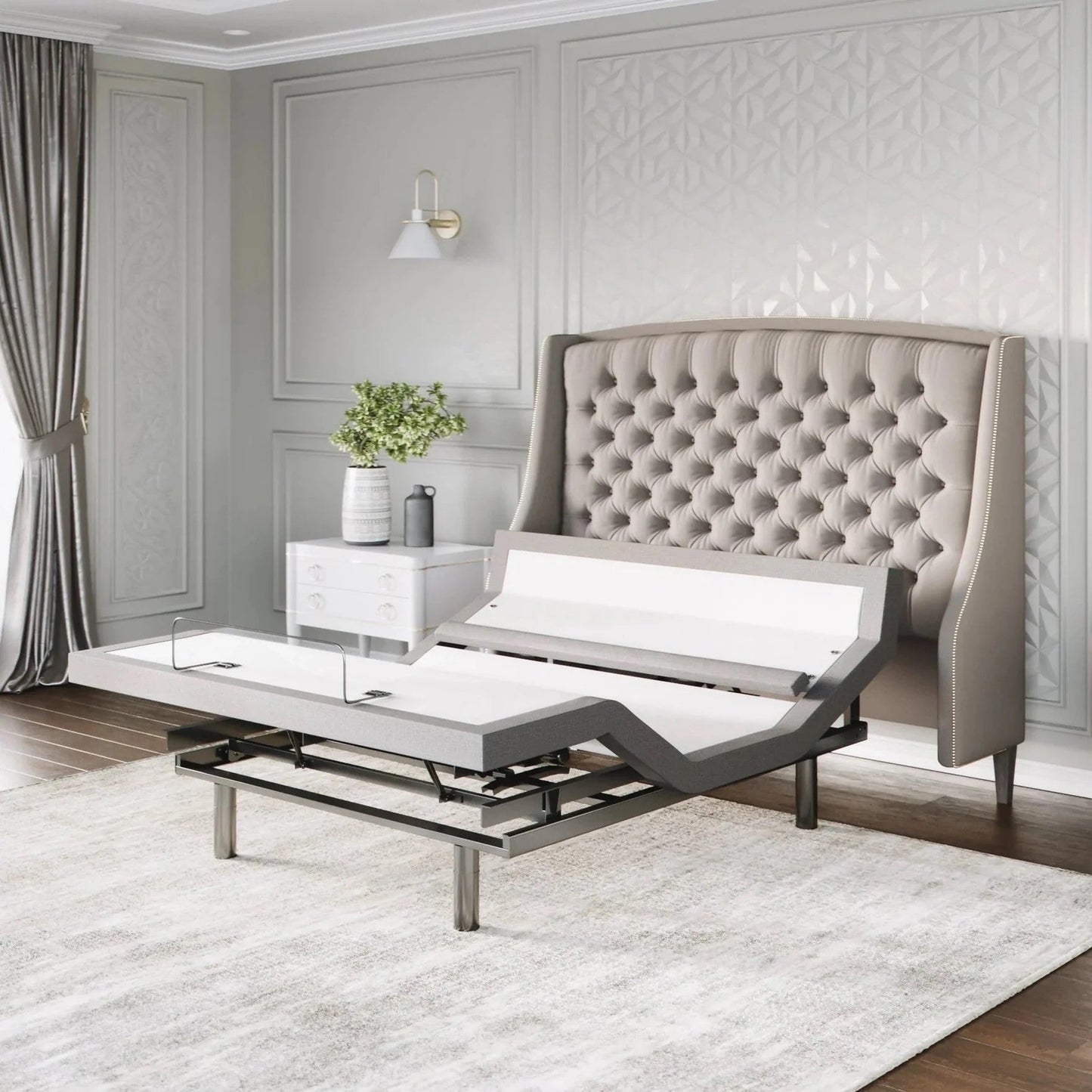 Platinum Series Adjustable Bed Base + Choice of Mattress Bundle bundle Sven & Son Queen No Mattress