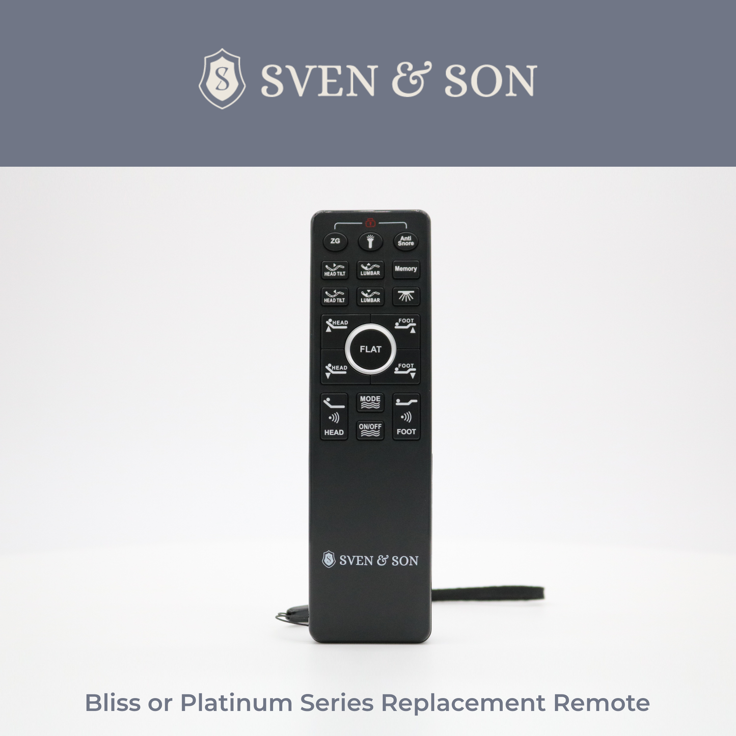 Sven & Son Replacement Remote SVEN & SON® Platinum/Bliss