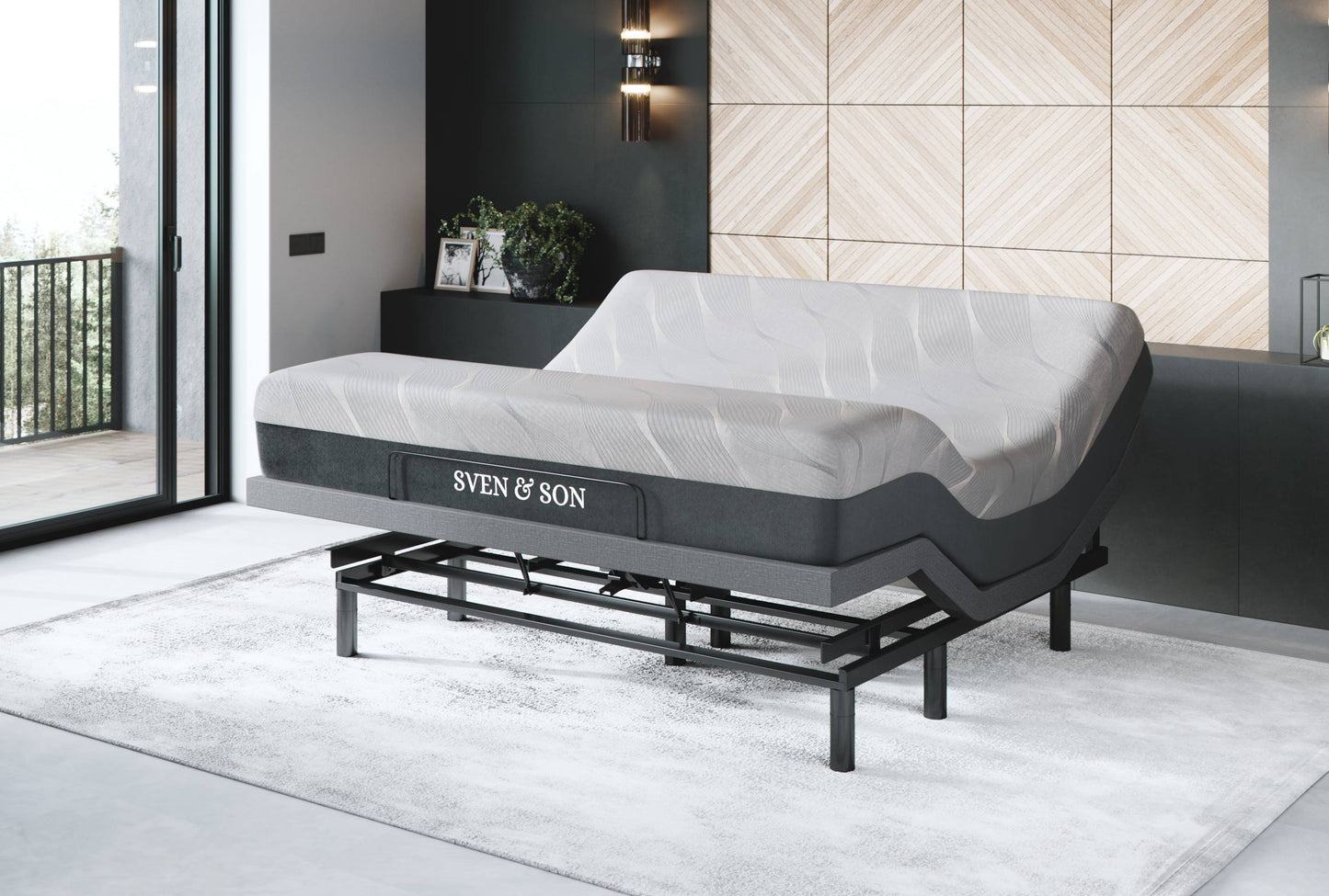 Bliss Series Adjustable Bed Base + Choice of Mattress Bundle bundle SVEN & SON®