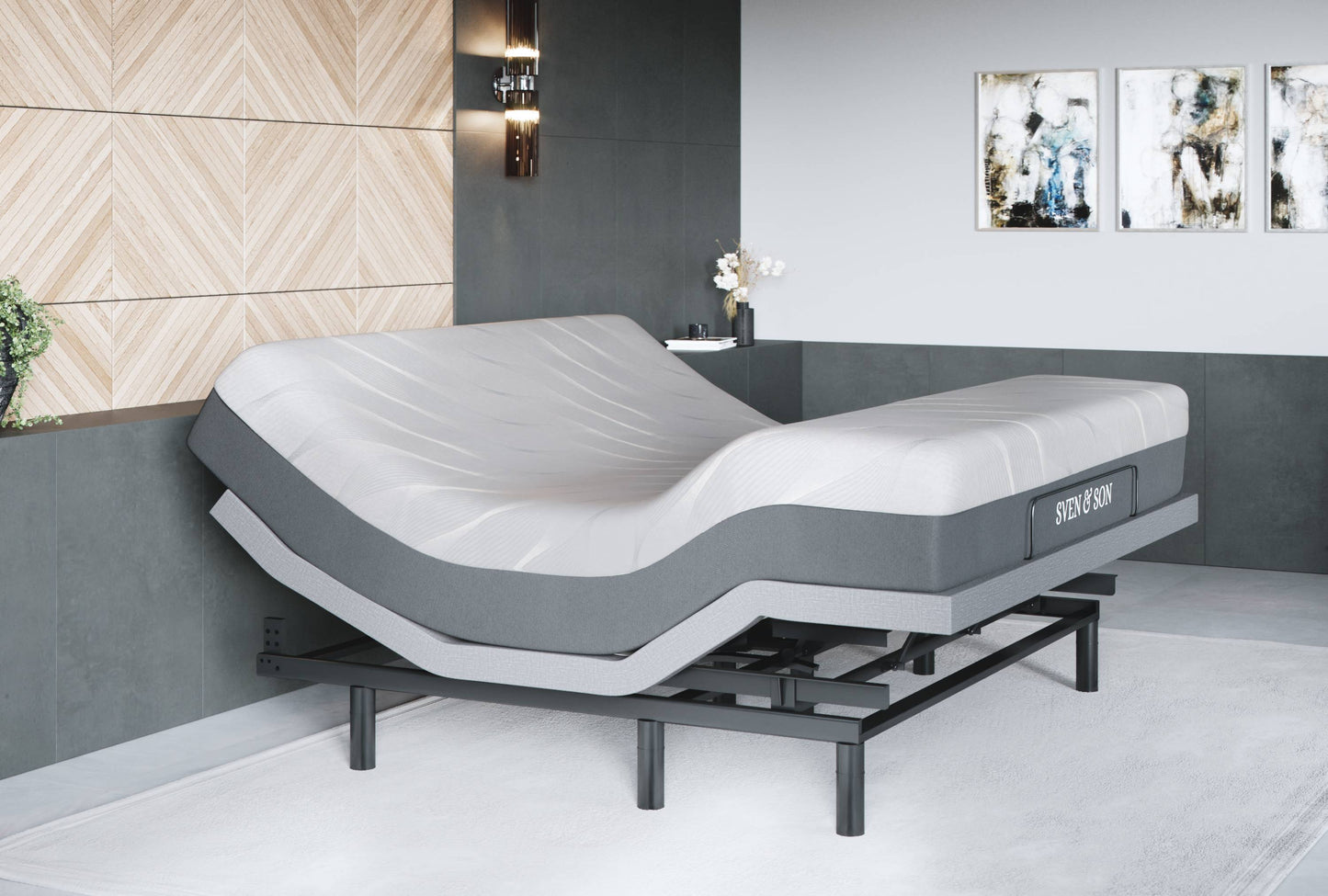 Bliss Series Adjustable Bed Base + Choice of Mattress Bundle bundle SVEN & SON®