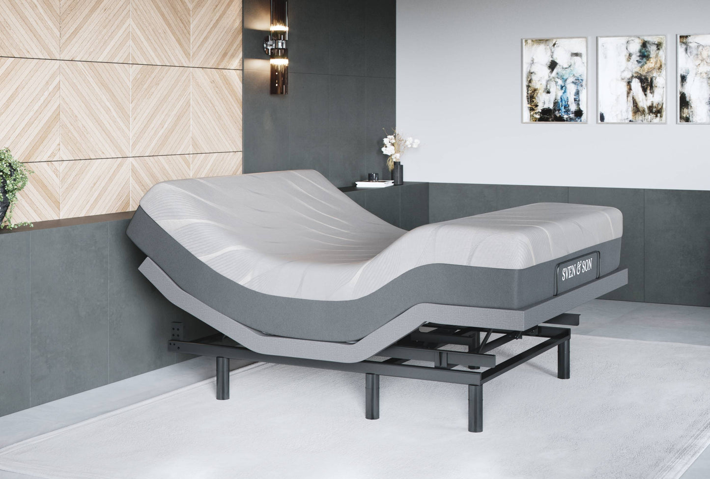 Bliss Series Adjustable Bed Base + Choice of Mattress Bundle bundle SVEN & SON®