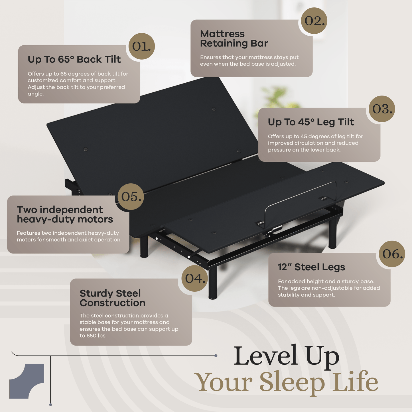 Essential Series Adjustable Bed Base + Choice of Mattress Bundle bundle SVEN & SON®