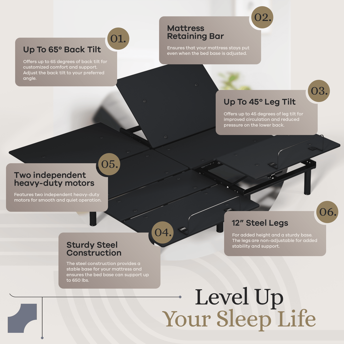 Essential Series Adjustable Bed Base + Choice of Mattress Bundle bundle SVEN & SON®