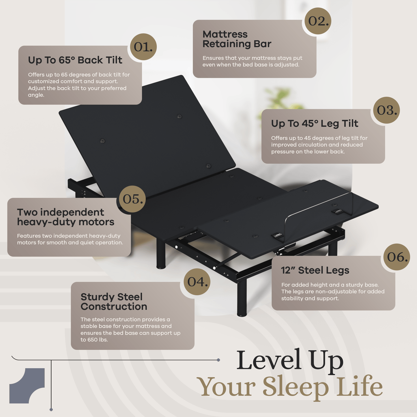 Essential Series Adjustable Bed Base + Choice of Mattress Bundle bundle SVEN & SON®