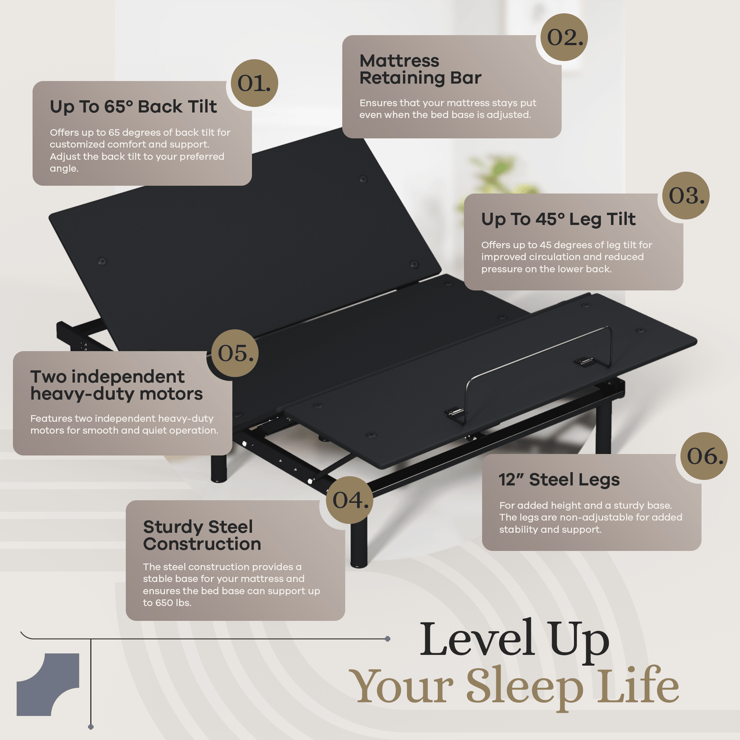 Essential Series Adjustable Bed Base + Choice of Mattress Bundle bundle SVEN & SON®