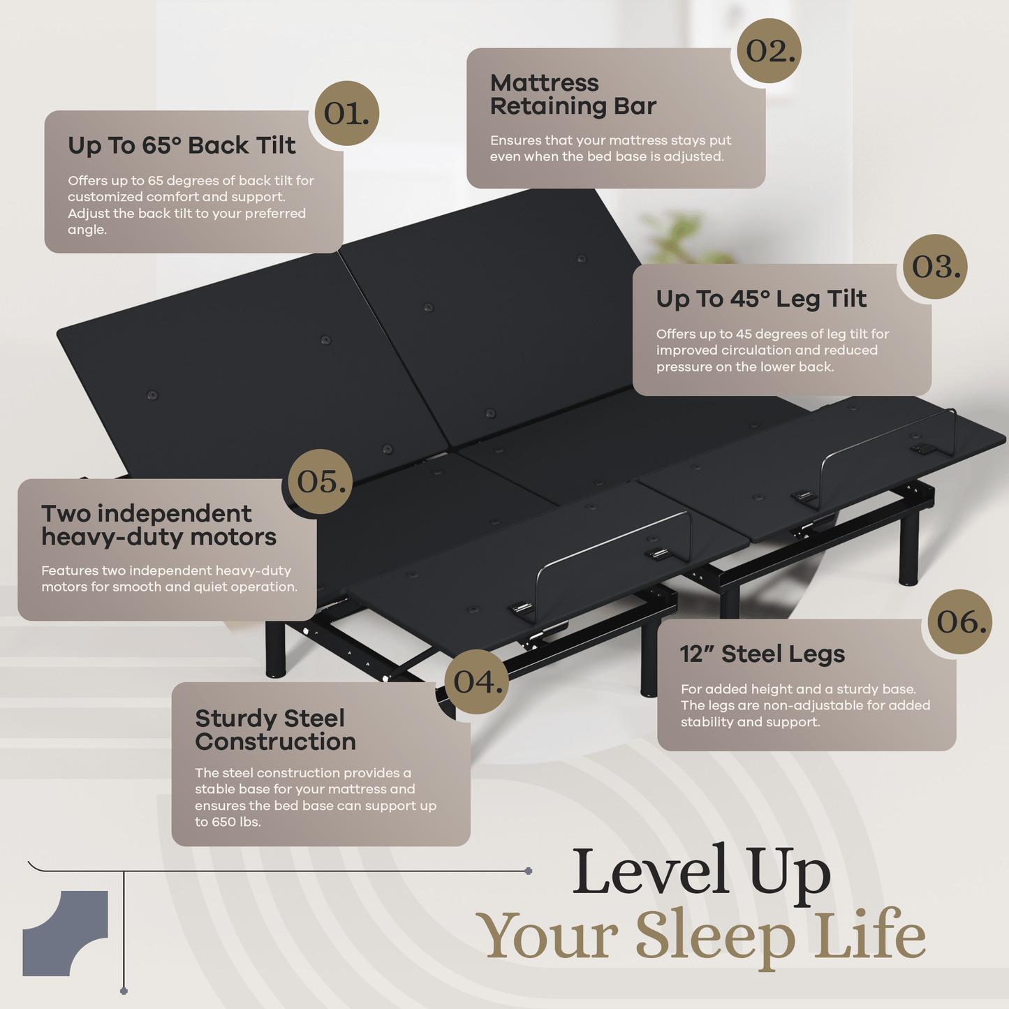 Essential Series Adjustable Bed Base + Choice of Mattress Bundle bundle SVEN & SON®