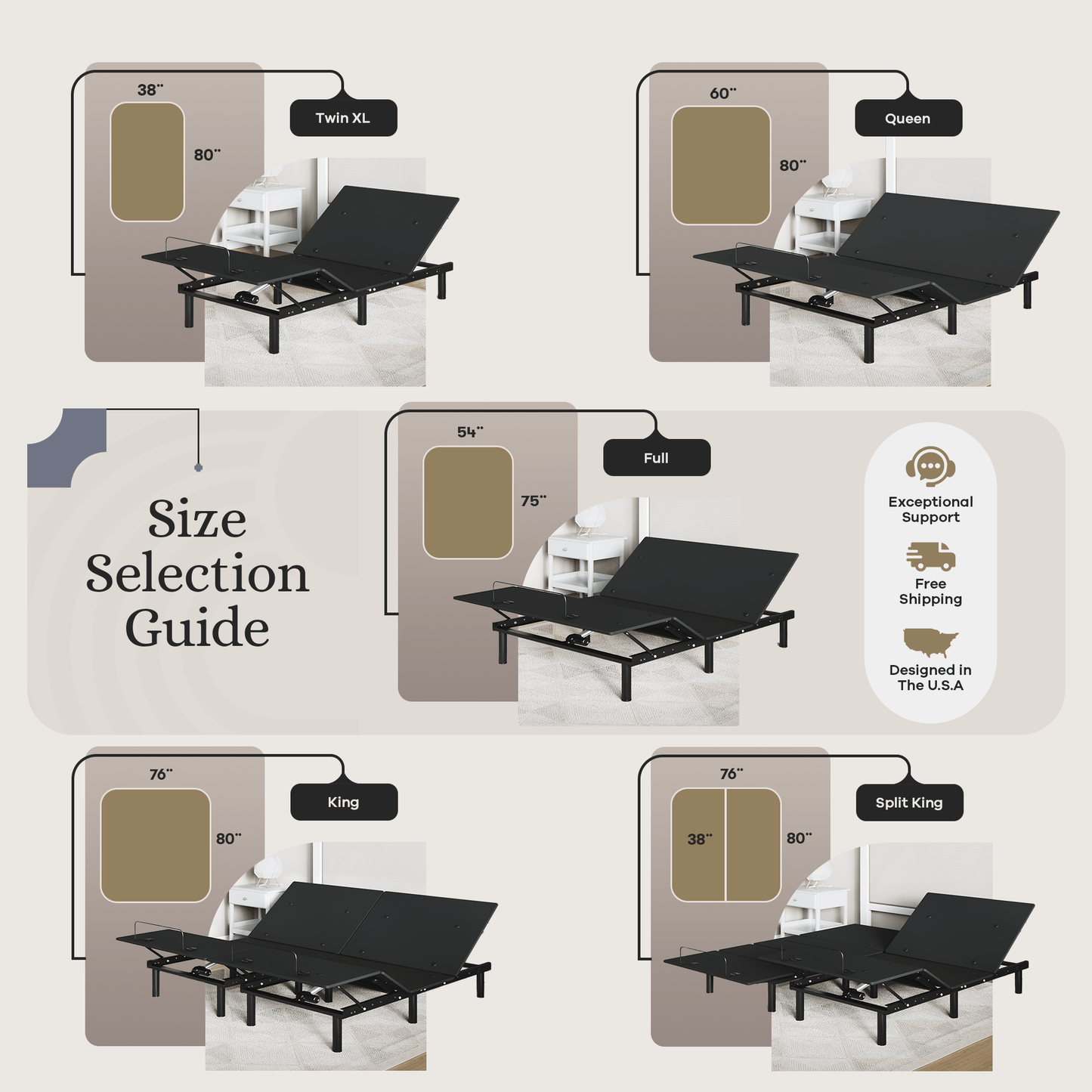 Essential Series Adjustable Bed Base + Choice of Mattress Bundle bundle SVEN & SON®