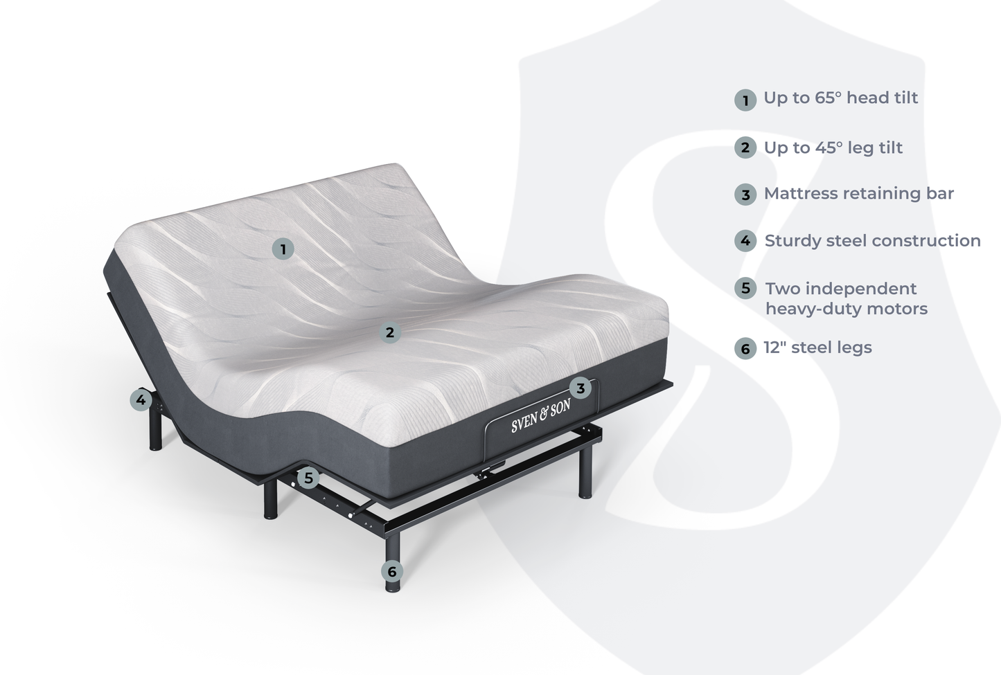 Essential Series Adjustable Bed Base + Choice of Mattress Bundle bundle SVEN & SON®