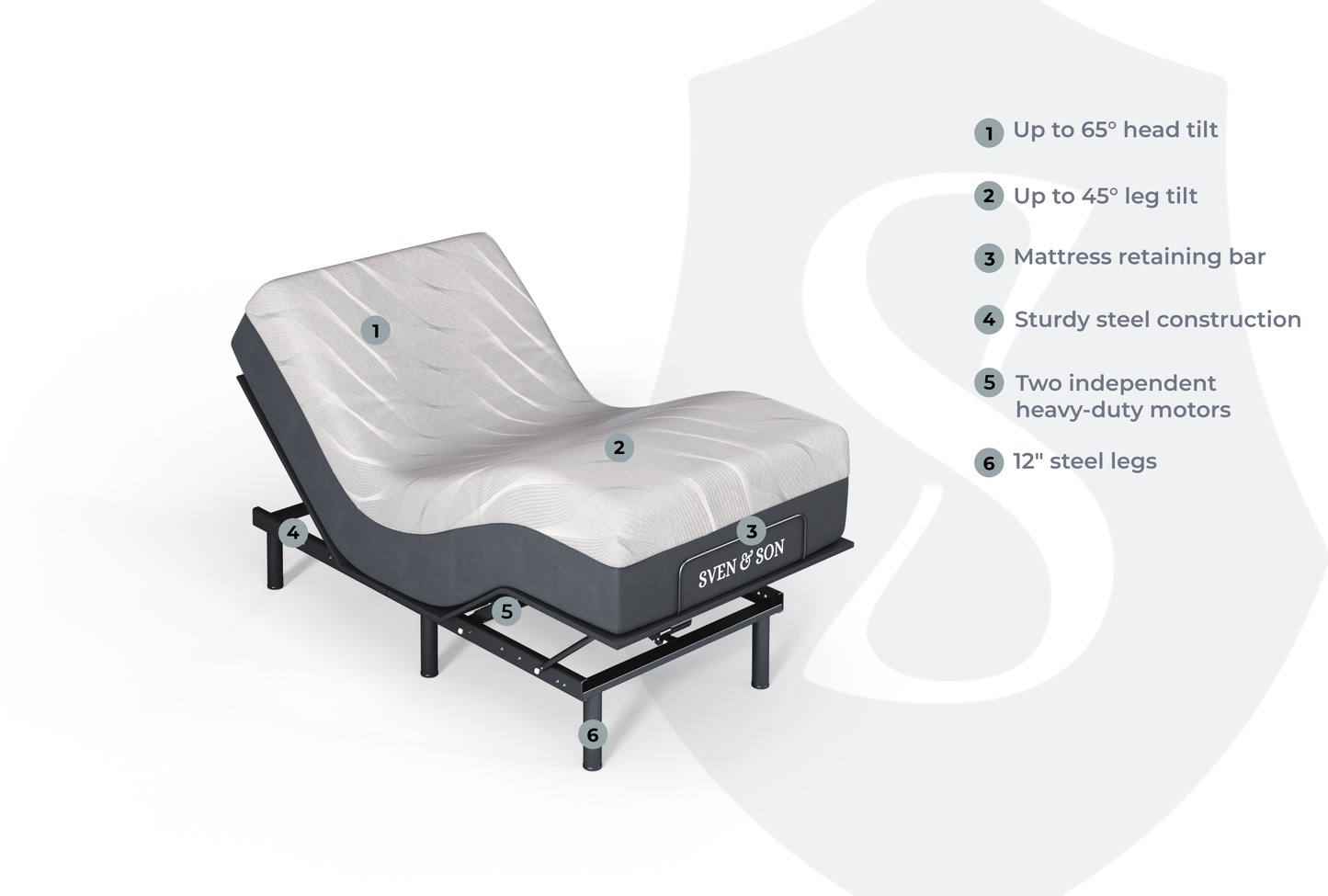 Essential Series Adjustable Bed Base + Choice of Mattress Bundle bundle SVEN & SON®