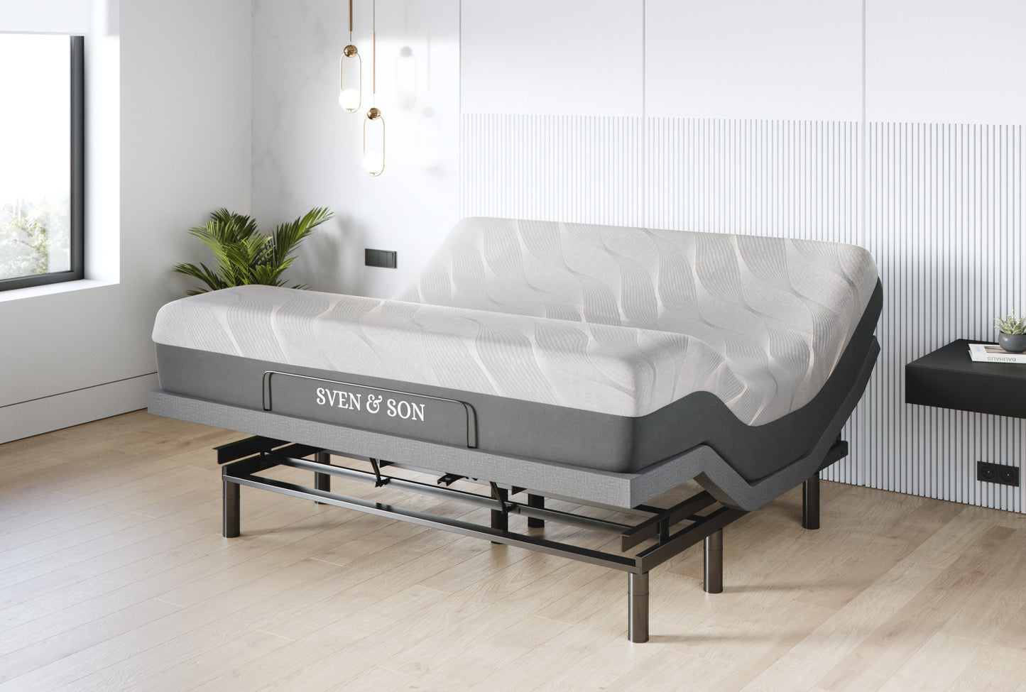 Classic + Head Tilt Adjustable Bed Base + Mattress Bundle bundle Sven & Son