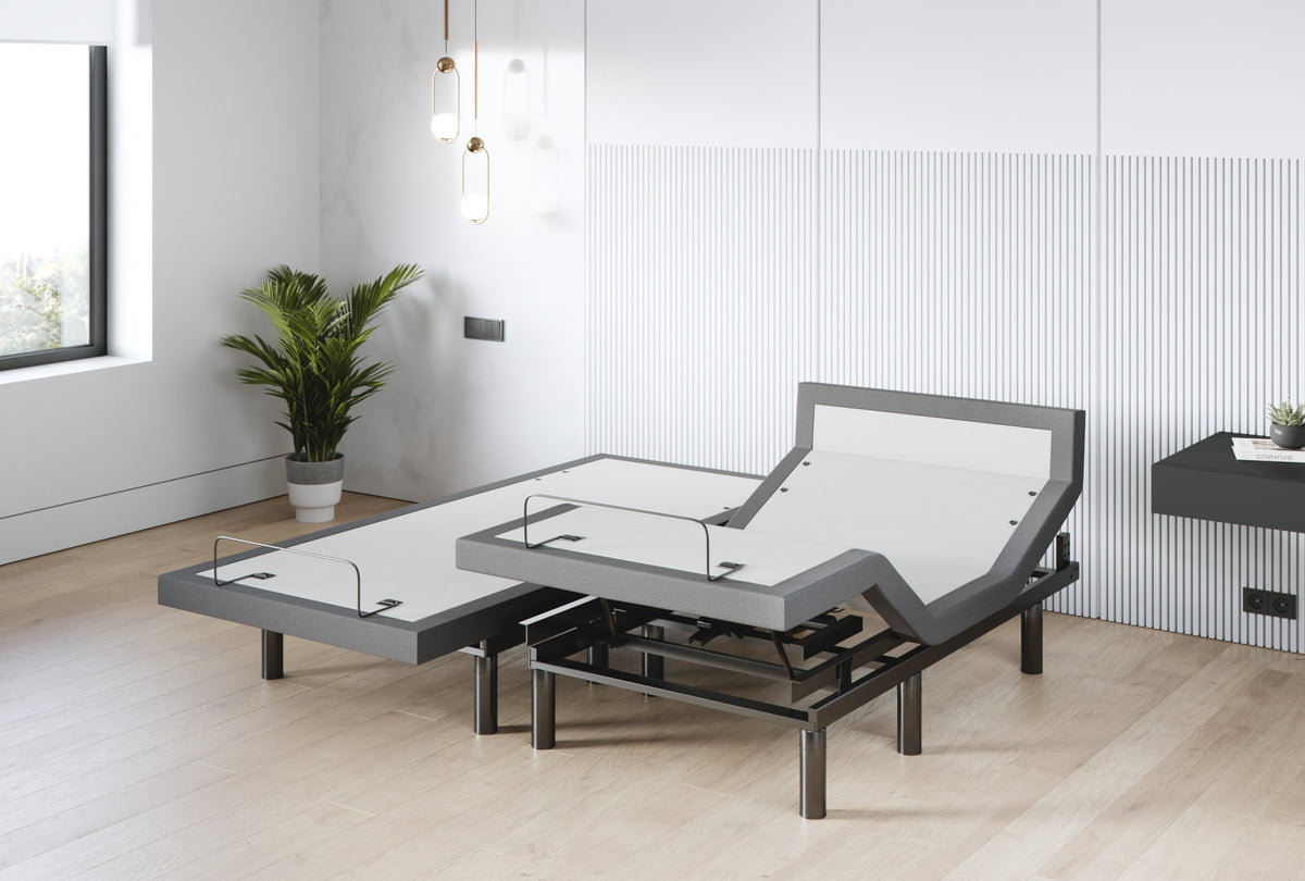 iDealBed 4i Custom Adjustable Bed Base, Wireless, Massage, Zero