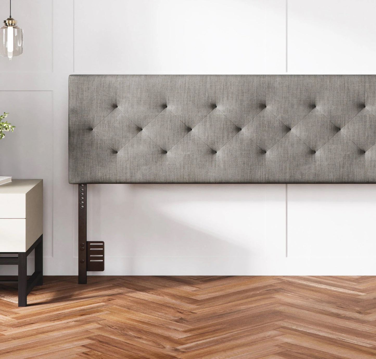 Sven & Son Diamond-Tufted Mid-Rise Upholstered Headboard Furniture Sven & Son King / Split King / Cal King