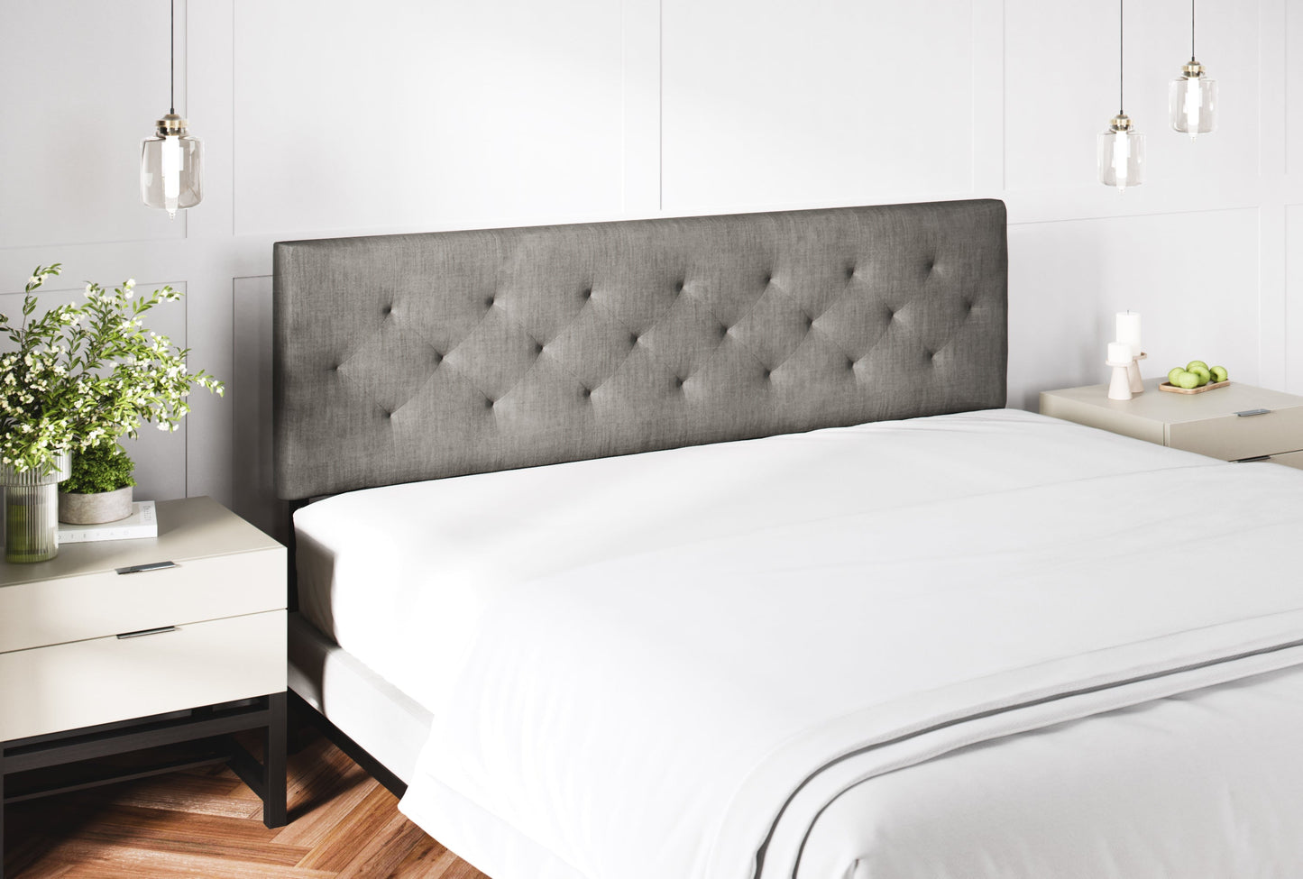 Sven & Son Diamond-Tufted Mid-Rise Upholstered Headboard Sven & Son