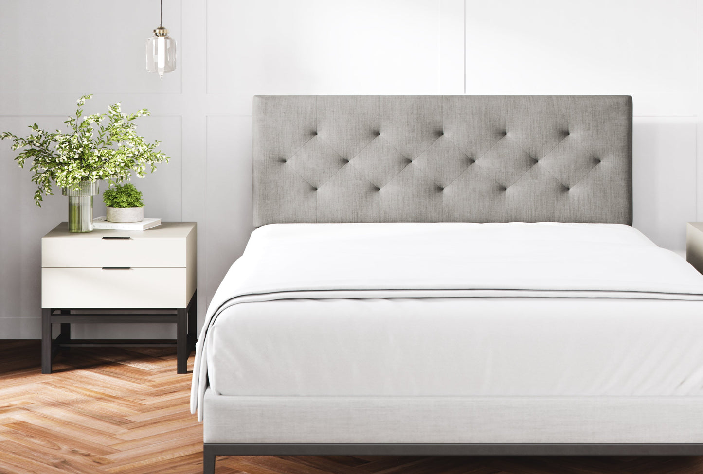 Sven & Son Diamond-Tufted Mid-Rise Upholstered Headboard Sven & Son