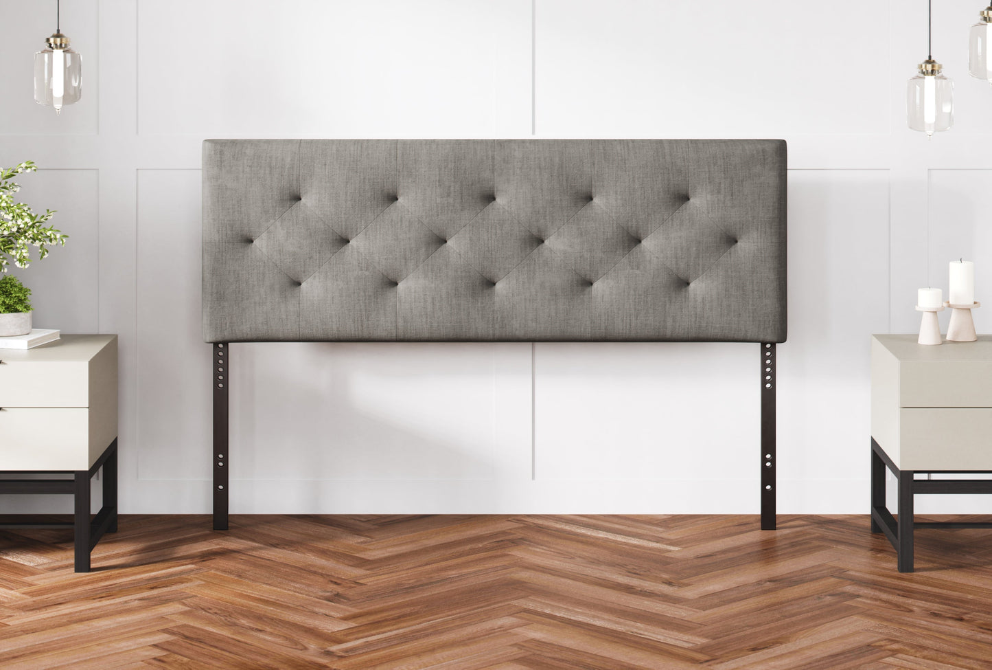 Sven & Son Diamond-Tufted Mid-Rise Upholstered Headboard Sven & Son