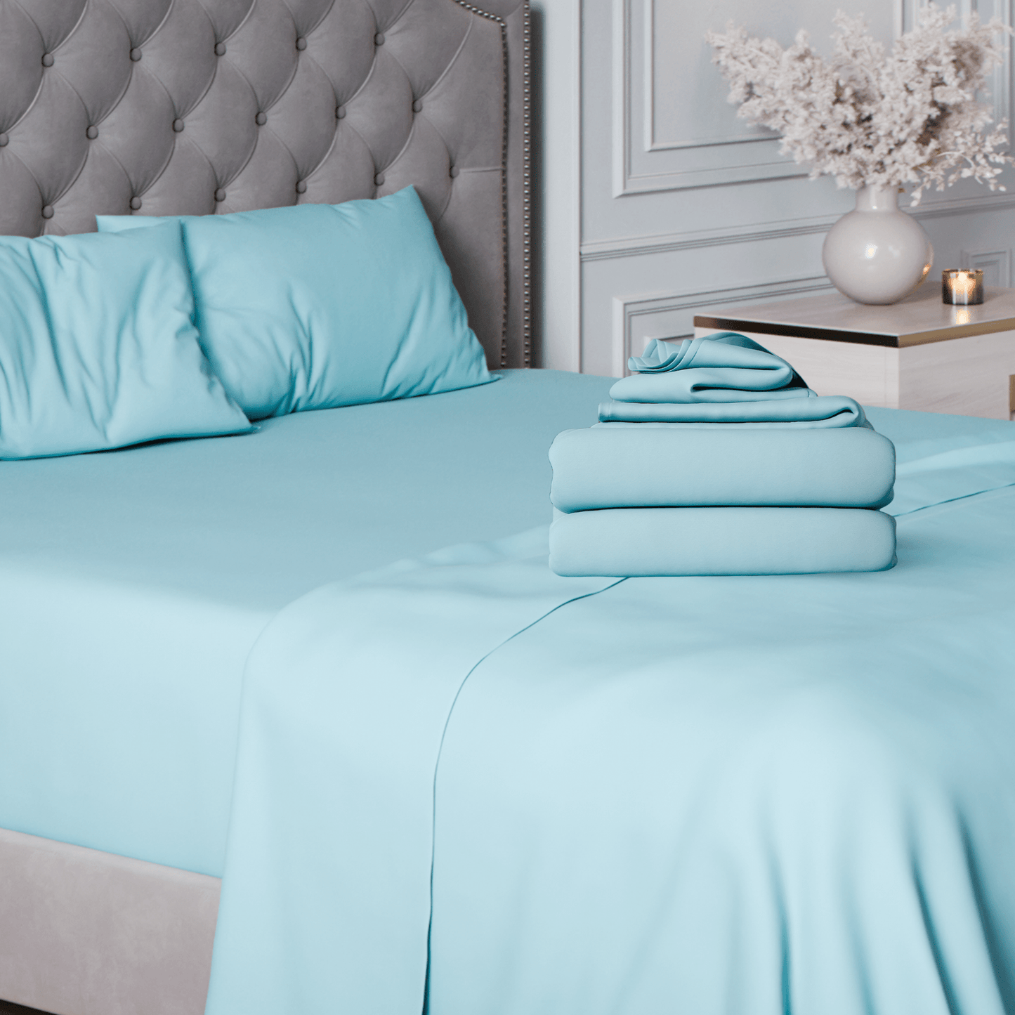 Premium Italian Crafted Sateen Sheet Set, 600-Thread-Count Sven & Son
