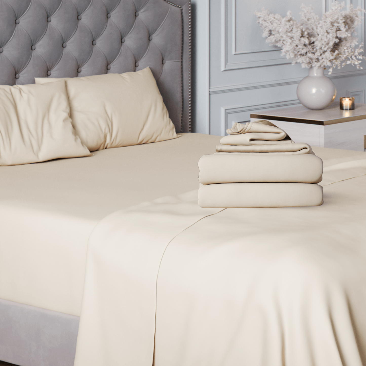 Premium Italian Crafted Sateen Sheet Set, 600-Thread-Count Sven & Son