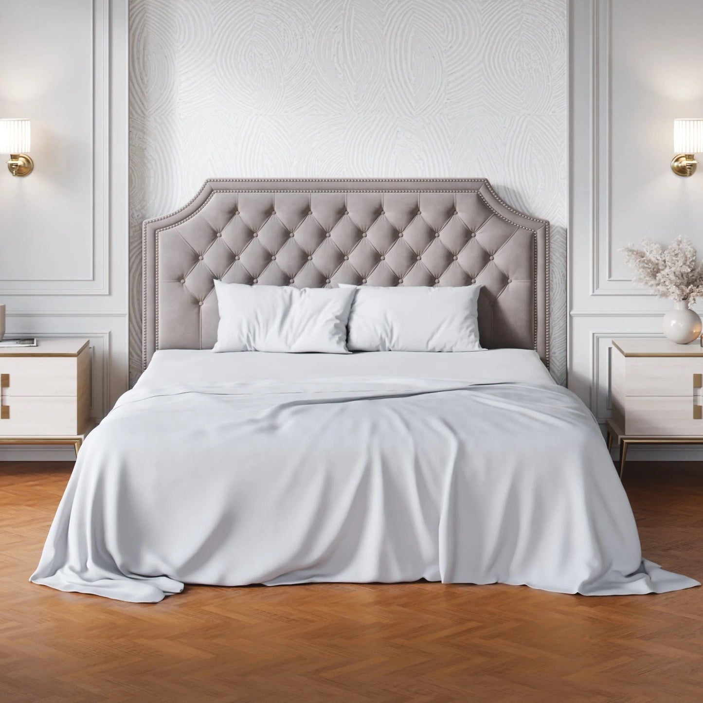 Premium Italian Crafted Percale Sheet Set, 500 Thread Count Sven & Son Queen White