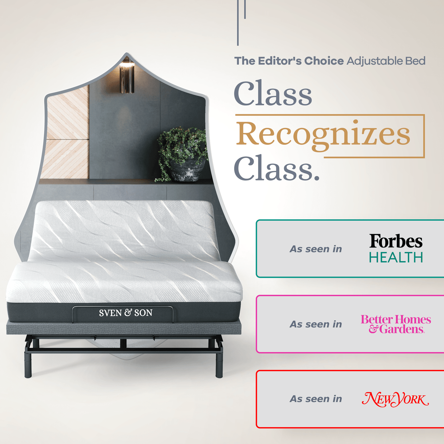 Bliss Series Adjustable Bed Base + Choice of Mattress Bundle bundle SVEN & SON®