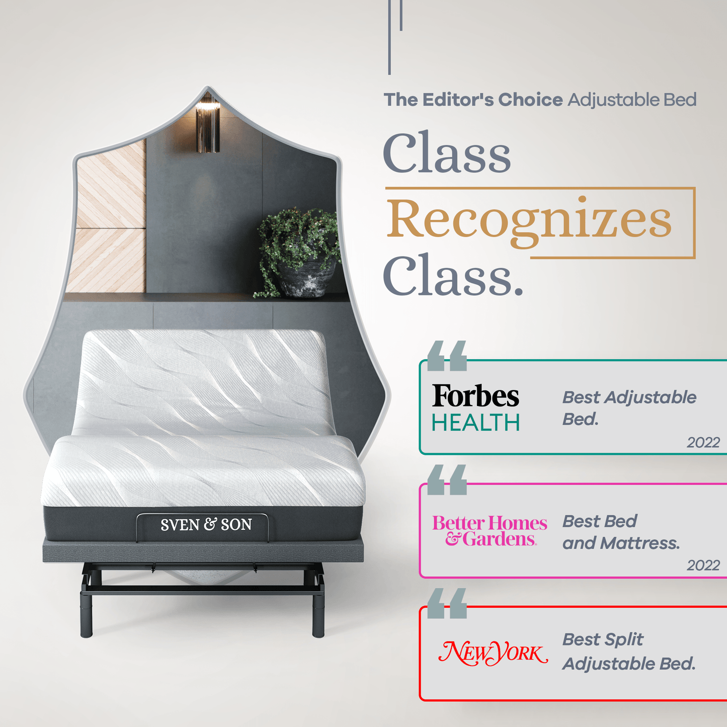 Bliss Series Adjustable Bed Base + Choice of Mattress Bundle bundle SVEN & SON®