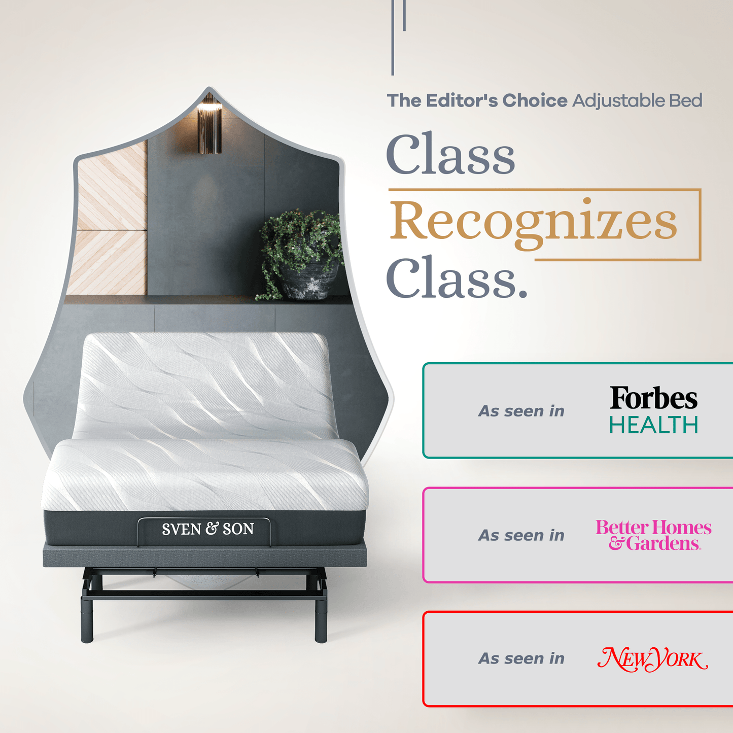 Bliss Series Adjustable Bed Base + Choice of Mattress Bundle bundle SVEN & SON®
