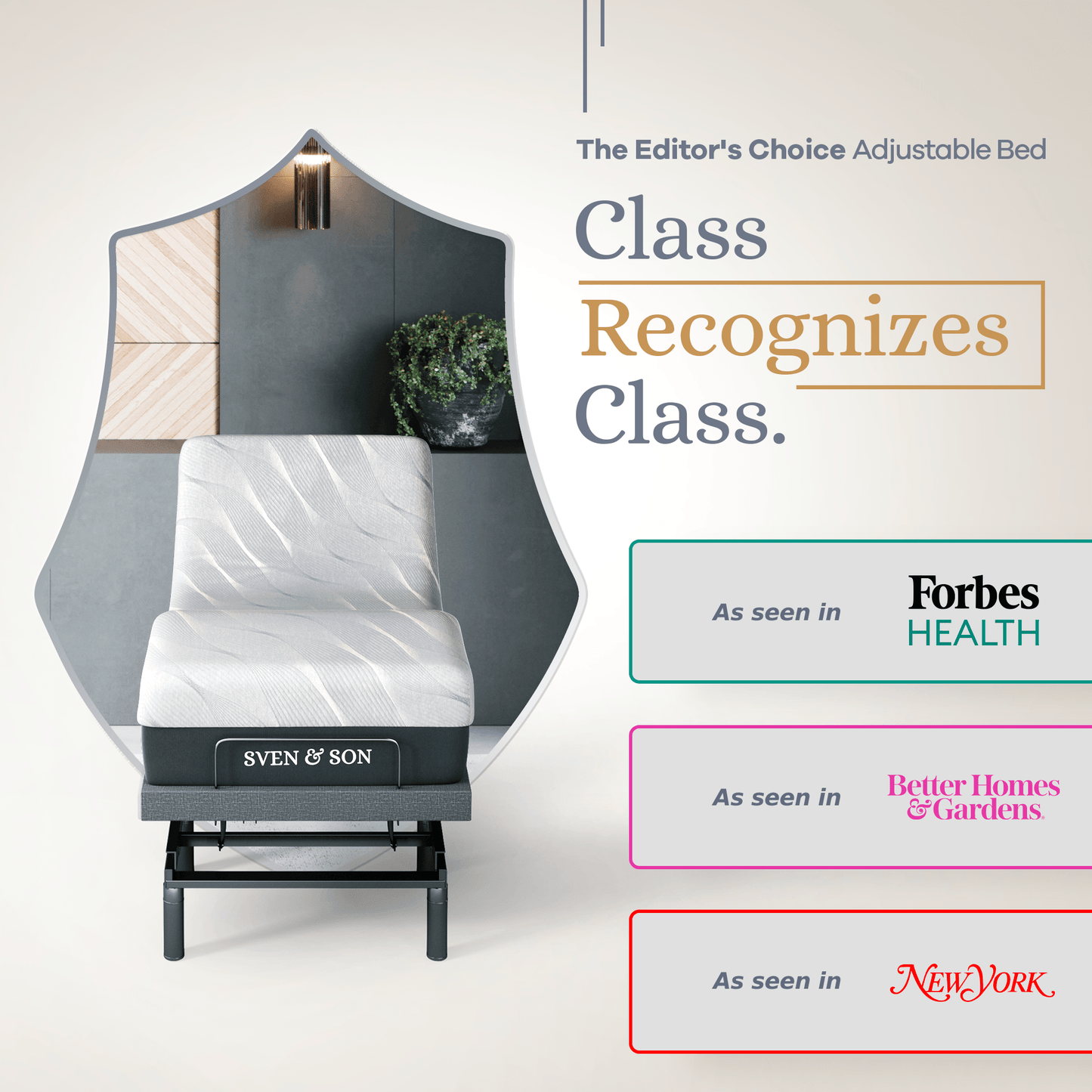 Bliss Series Adjustable Bed Base + Choice of Mattress Bundle bundle SVEN & SON®