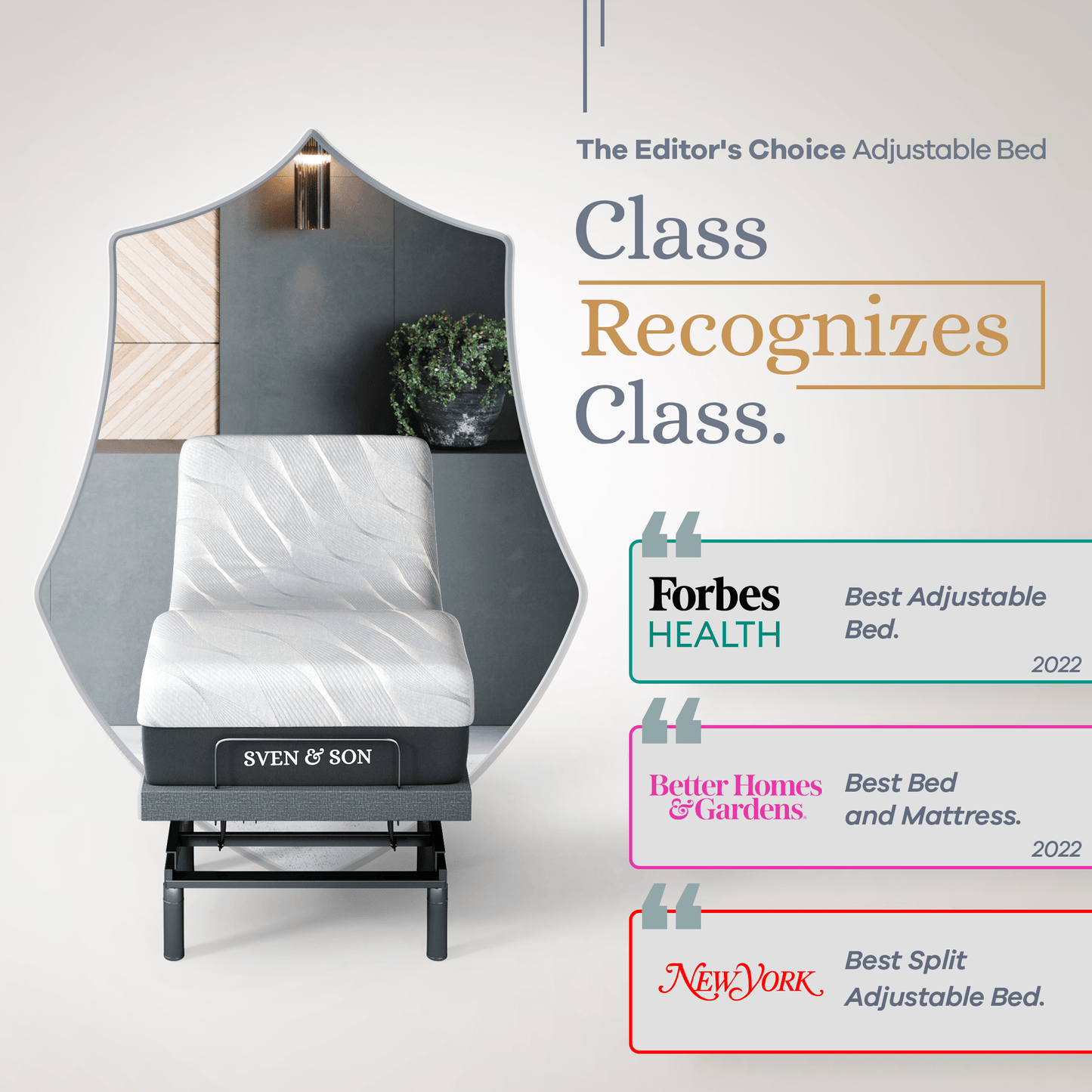 Bliss Series Adjustable Bed Base + Choice of Mattress Bundle bundle SVEN & SON®