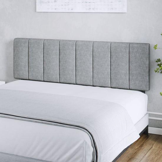Tufted Mid-Rise Upholstered Headboard Furniture Sven & Son Full / Queen Vertical Channel Tufted 