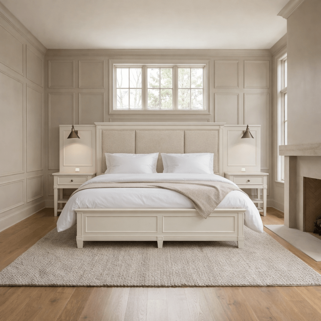 Willowbrook Bed Frame Sven & Son Willowbrook Queen Upholstered Wall Bed