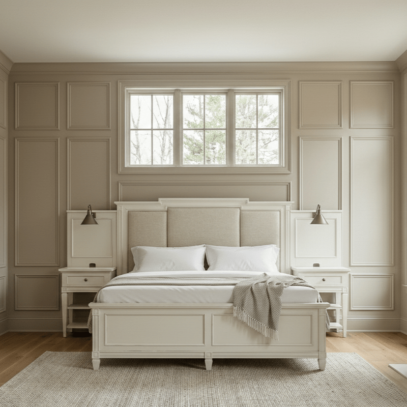 Willowbrook Bed Frame Sven & Son Willowbrook Queen Upholstered Wall Bed