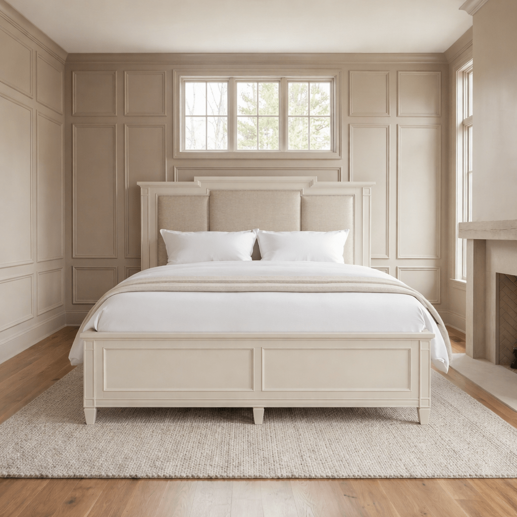 Willowbrook Bed Frame Sven & Son Willowbrook Queen Upholstered Panel Bed