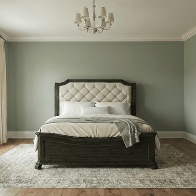 Upholstered Sleigh Bed