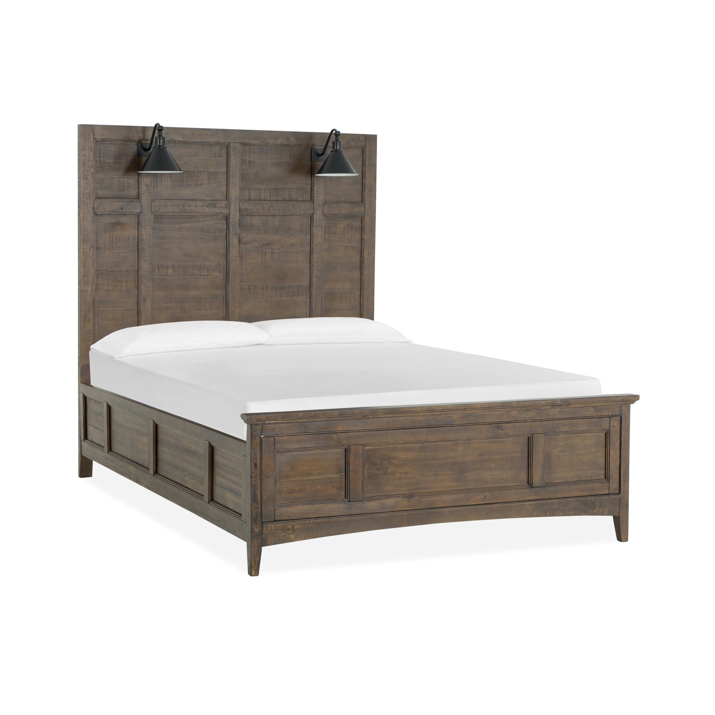 Bay Creek Bed Frame Sven & Son Bay Creek Queen Wooden Lamp Panel Bed