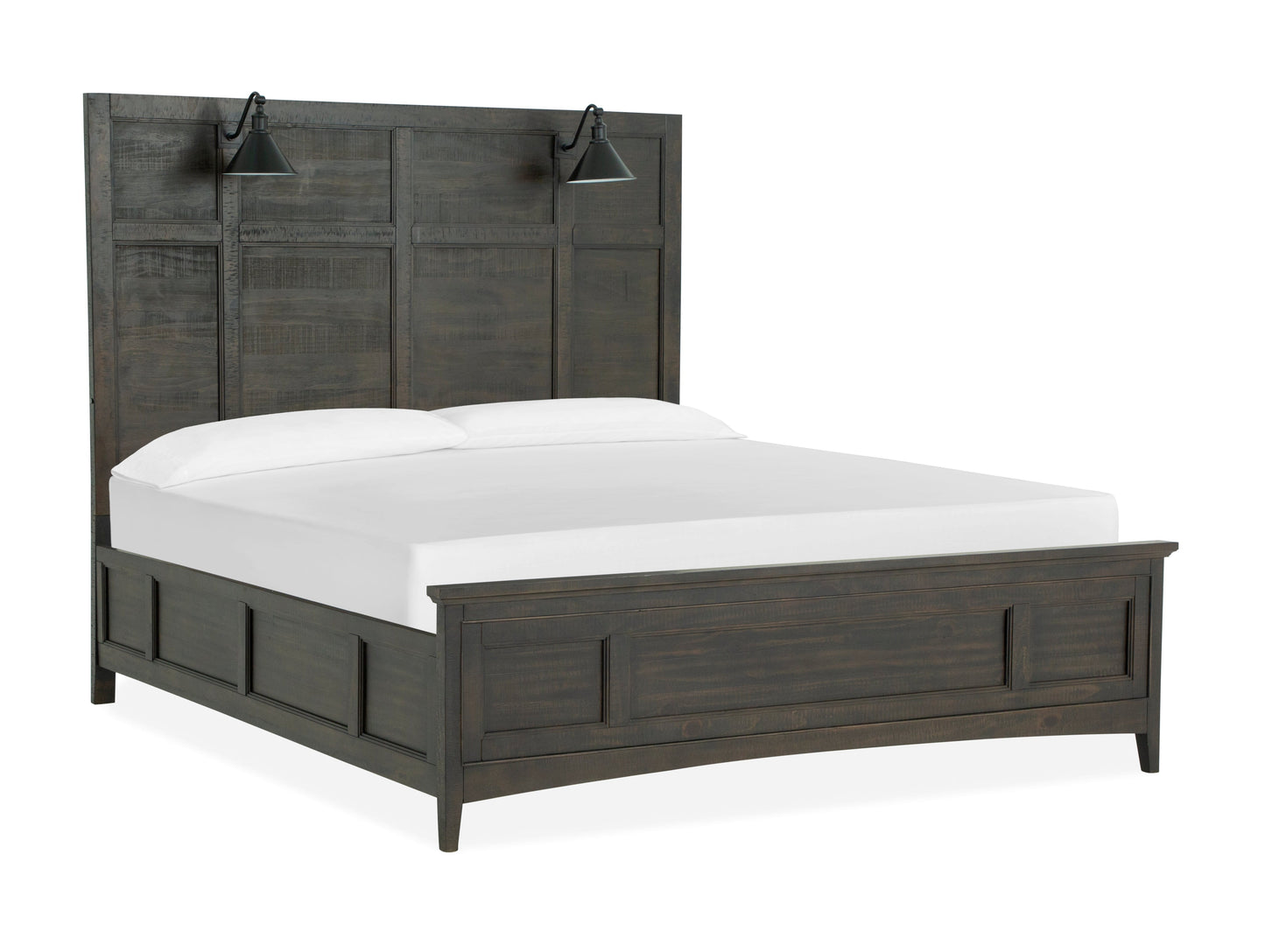 Bay Creek Bed Frame Sven & Son Westley Falls King Wooden Lamp Panel Bed