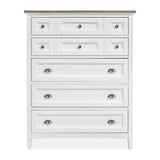 Heron Cove Chest Sven & Son Heron Cove 2 Tone Drawer Chest 