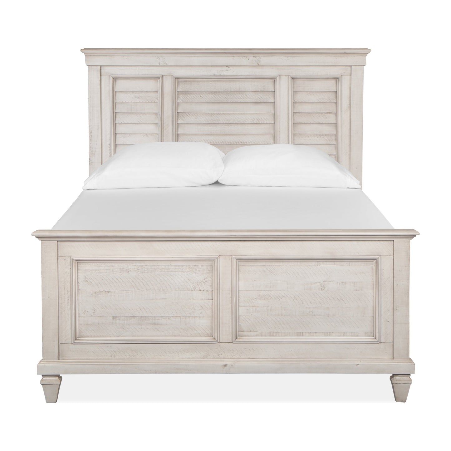 Newport Bed Frame Sven & Son Newport Queen Wooden Shutter Panel Bed