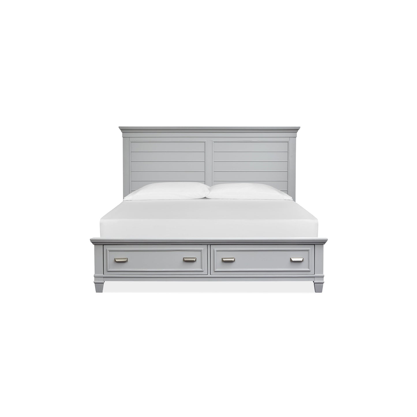 Charleston Bed Frame Sven & Son Charleston - Grey Queen Wooden Panel Storage Bed