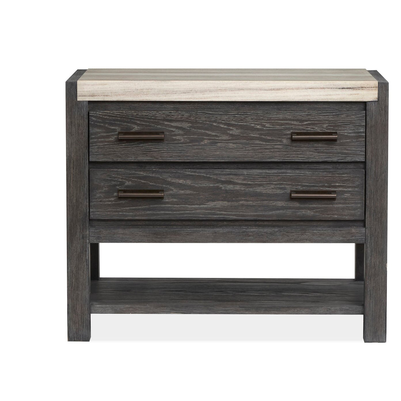 Plum Creek Nightstands Sven & Son Plum Creek - Black Open Nightstands (Set of 2) 