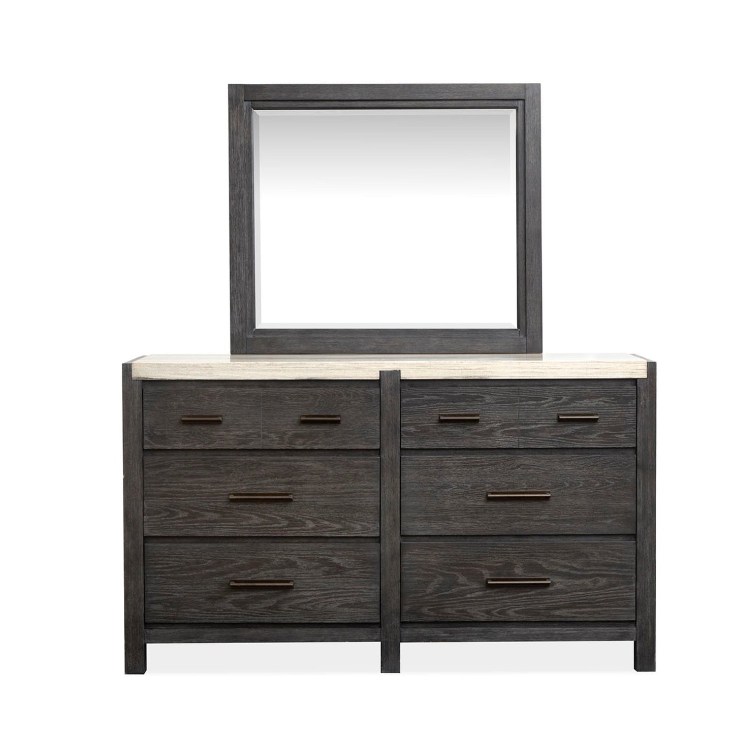 Plum Creek Dresser Sven & Son Plum Creek - Black Dresser + Mirror 